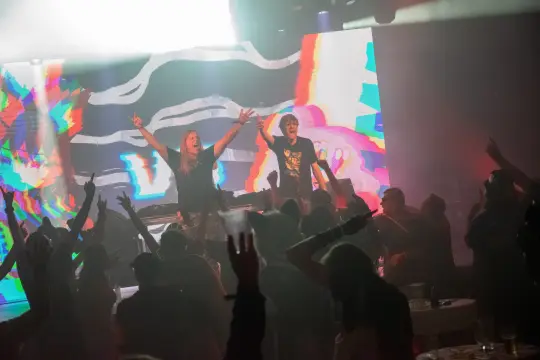 Max Seraph b2b Batz Project - Photo by Nightcore